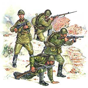 Модель - Пехота красной армии (№2)