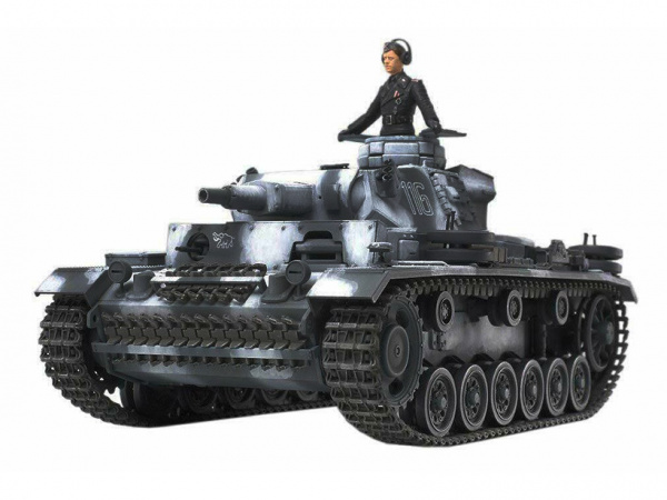 Модель - Немецкий средний танк Pz.Kpfw III Ausf N c металлическим ств. 