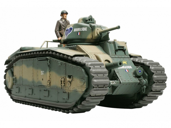Модель - Французский тяжелый танк B1 bis с 75 мм. пушкой (1:35). 