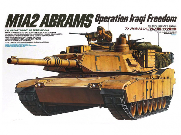 Модель - Американский танк M1A2 Abrams OIF (1:35)
