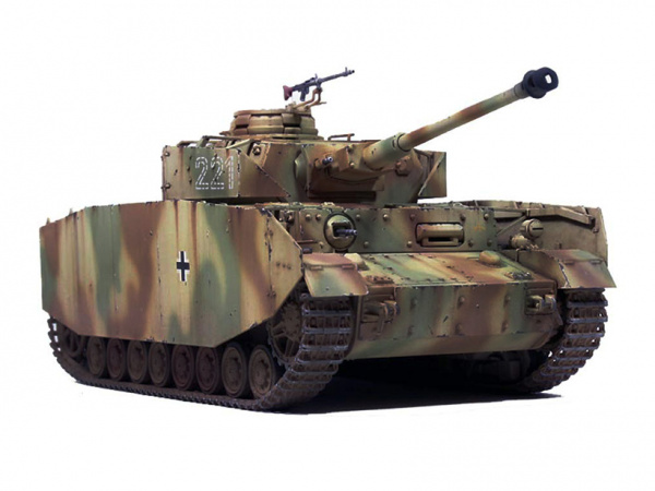 Модель - Немецкий танк Pz.kpfw. IV Ausf.H, (ранняя версия) с 2-мя фиг. 