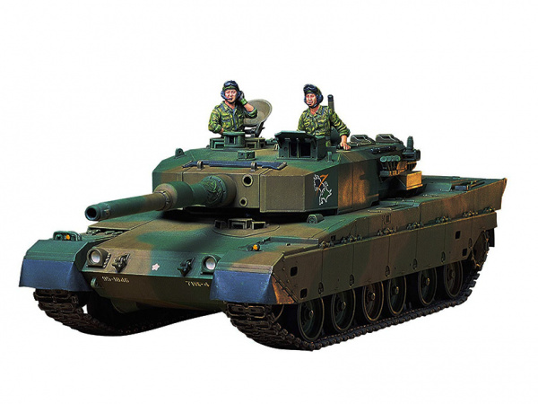 Современный японский танк Type 90 с 2-мя фигурами (1:35). 
