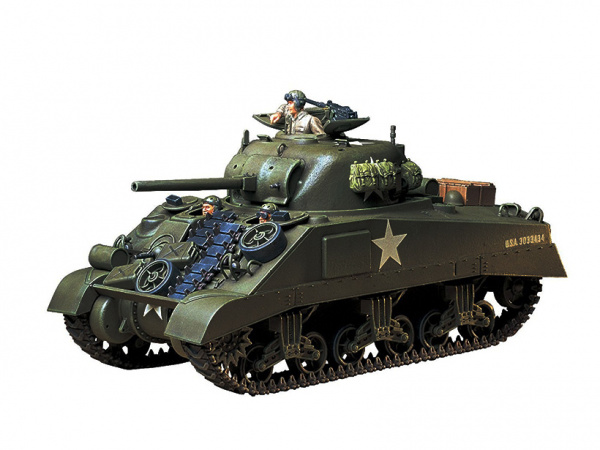 Модель - Американский средний танк M4 Sherman (ранняя версия) (1:35). 