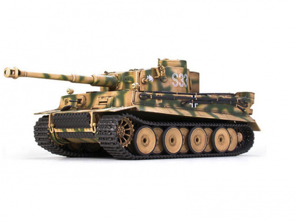 Модель - Танк Тигр TIger I Ausf.E (поздняя версия) c наборными тракам. 