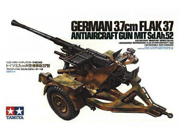 Немецкая 37 мм. зенитная пушка Flak 37 (1:35)