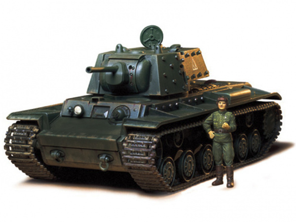 Модель - Советский тяжелый танк КВ 1-Б с 1-ой фигурой танкиста (1:35). 