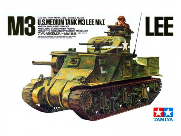 Модель - U.S. M3 Tank Lee с 1 фигурой (1:35)