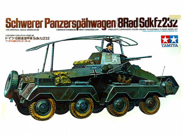  Модель Немецкий бронетранспортёр Sd.Kfz.232 (1:35)