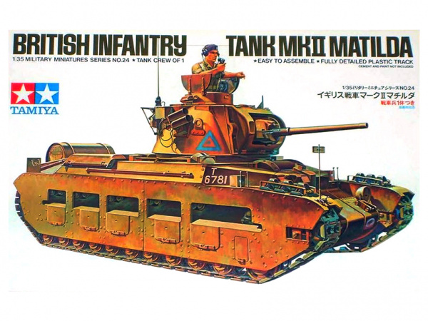 Модель - Английский танк Matilda Mk II (1:35)
