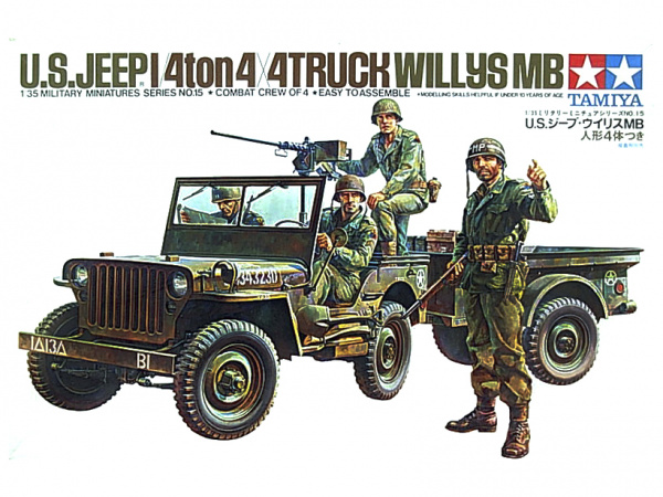 Модель - Американский джип Willys MB. 4tonn 4Х4 (1:35)