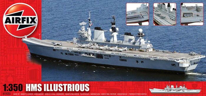 Британский авианосец Илластриус - HMS Illustrious 1/350