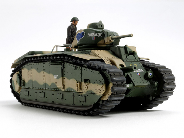 Модель - Французский тяжёлый танк B1 bis (1:35). 