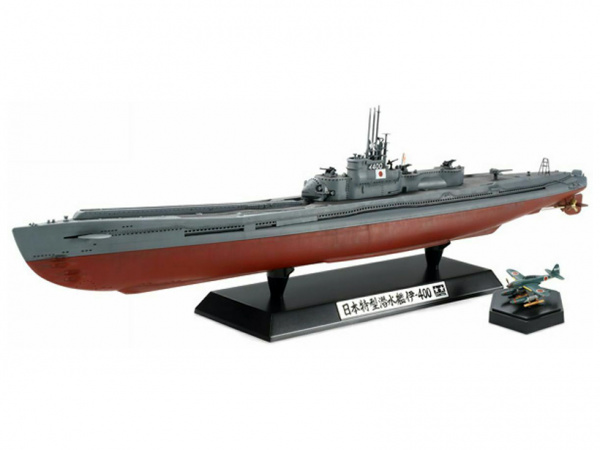 Модель - Японская подводная лодка I-400 (1:350). 