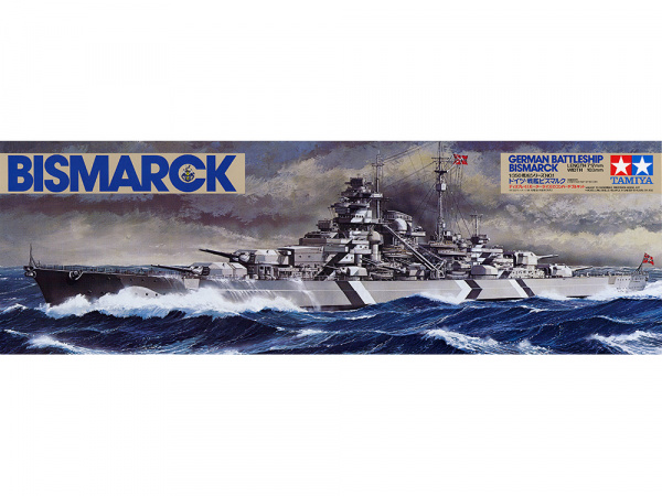 Модель - Немецкий линкор Бисмарк Bismarck (1:350)