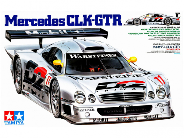 Модель - Меrcedes CLK-GTR (1:24)