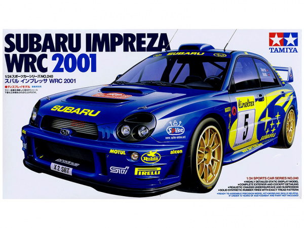 Модель - Subaru Impreza WRC 2001 (1:24)