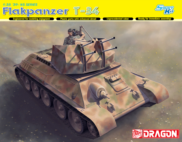 Модель - Немецкая ЗСУ Flakpanzer T-34r