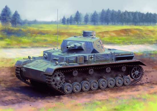 Модель - Немецкий средний танк Pz.Kpfw.IV Ausf.А с усиленной бронёй.