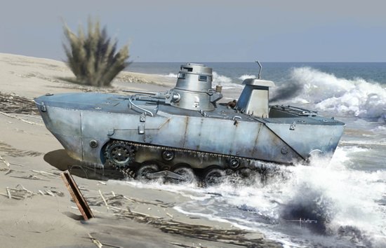 IJN Type 2 (Ka-Mi) Amphibious Tank w/Floating Pontoon (Early