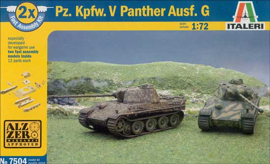 Модель - Немецкий средний танк  Pz.Kpfw.V Panther Ausf.G (2 легкосбор