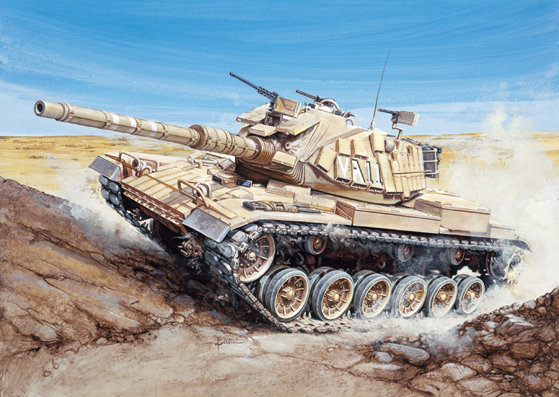 Модель - американо--израильский танк MAGACH 6 1/72