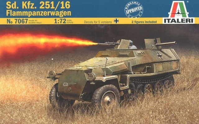 Модель - Немецкий БТР с огнемётом Sd. Kfz. 251/16 Flammpanzerwagen. 1