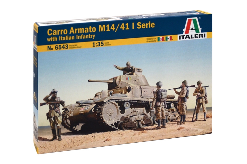 Carro Armato M14/41 w/infantry
