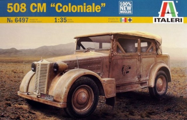 Модель - Итальянский бронеавтомобиль Fiat 508CM Coloniale 1/35