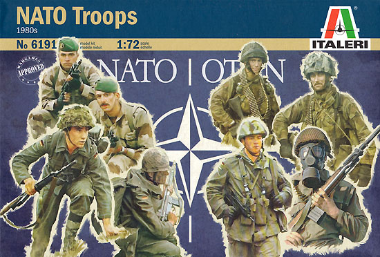 Модель - Пехота НАТО 1980-х годов