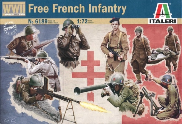 Модель - пехота свободной Франции периода великой отечественной войны