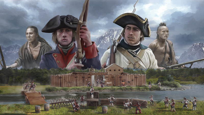 THE LAST OUTPOST 1754-1763 FRENCH AND INDIAN WAR - BATTLE SE