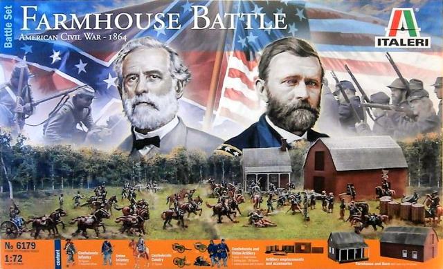 Farmhouse Battle American Civil War - 1864