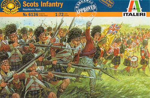 Модель - Шотландская пехота времён Наполеоновских войн.