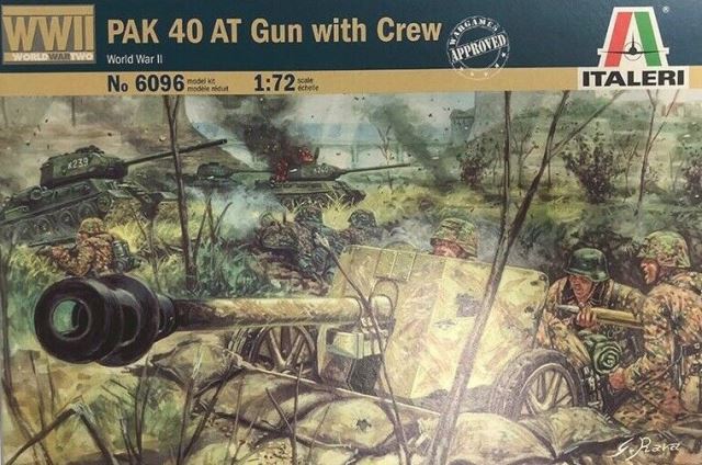 Pak 40 Antitank Gun with crew