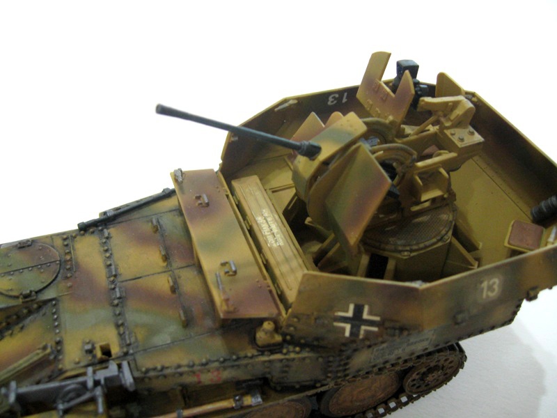 Модель - Немецкий зенитный танк Флакпанцер 38. 