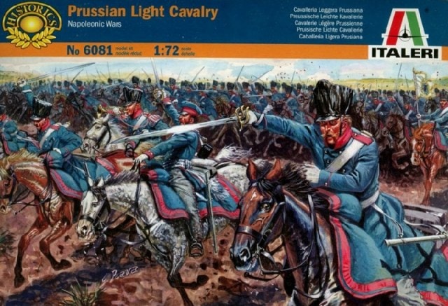 Модель - егкая прусская кавалерия периода наполеоновских войн