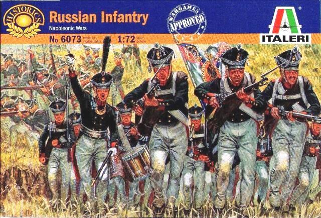 Модель - Русская пехота 1812 г.