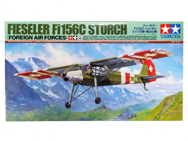  Модель Разведывательный самолёт Fieseler Fi156C Storch (1:48)
