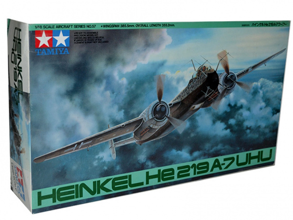  Модель Немецкий ночной истребитель Heinkel He 219 А7 Uhu (1:48)