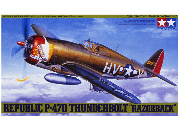  Модель Американский истребитель-бомбардировщик P-47D Thunderbolt 