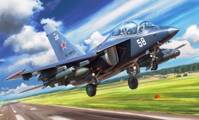 Модель - Российский легкий бомбардировщик Як-130