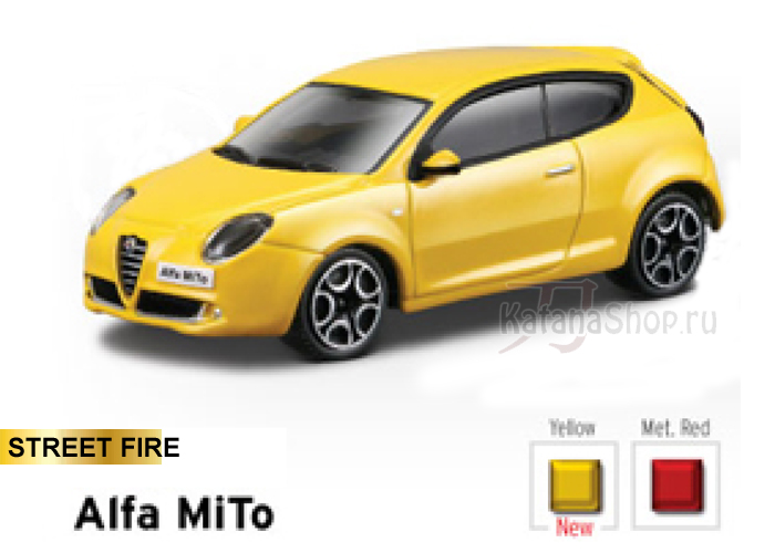 Модель-копия - Alfa Mito (красный металлик)