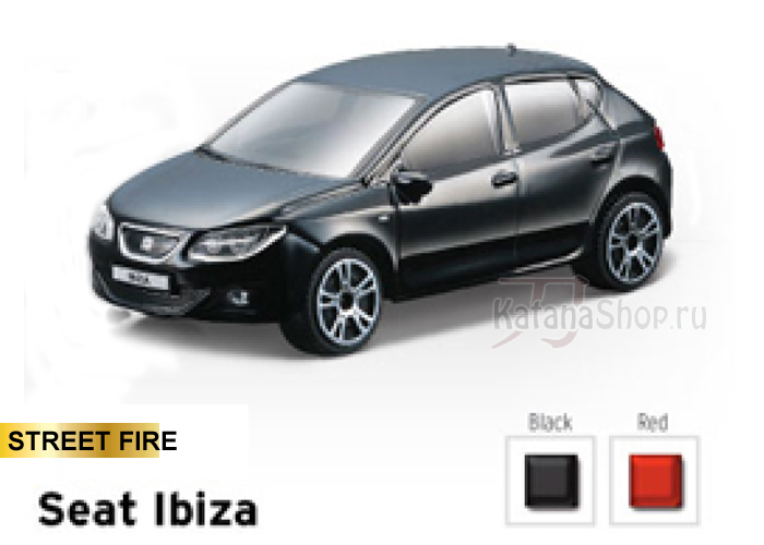 Модель-копия - Seat Ibiza (Чёрный)