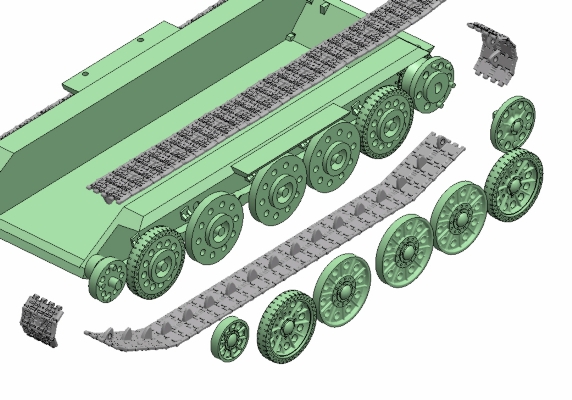 Модель - Советский средний танк Т-34. 