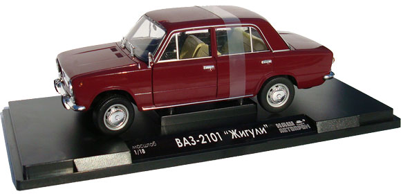 Модель-копия - ВАЗ-2101 Жигули (вишнёвый)