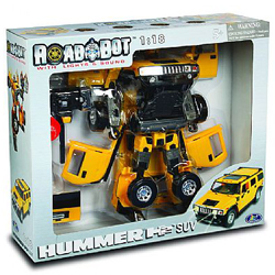 Робот-трансформер Roadbot Hummer H2 SUV (1:18). 