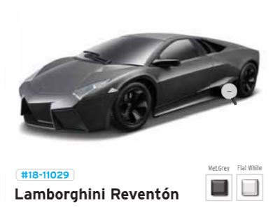 Модель-копия - Lamborghini Reventon 1/18 /Тёмно-серый/